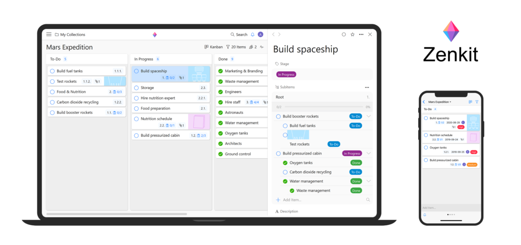 Zenkit reinvents the kanban with major new update.board with 
