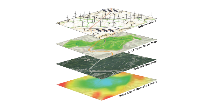 gisAPMS geospatial visualization allows for real-time project mapping