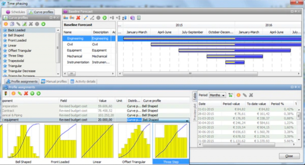 Cleopatra Enterprise Project Cost Software Screenshots