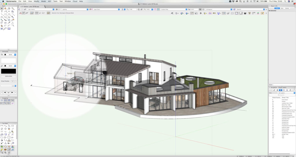 Vectorworks Architect Building Information Modeling (BIM) Software