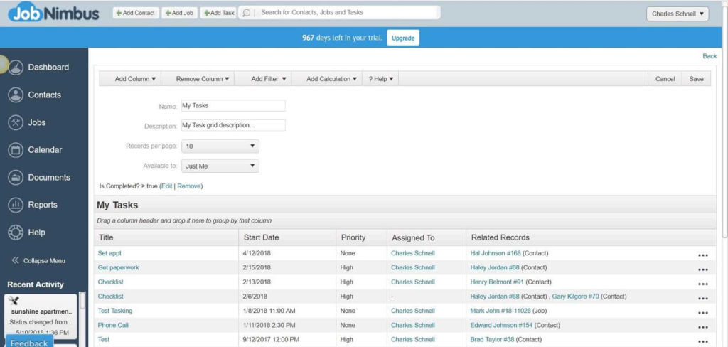 Online Construction Project Management Software Screenshot